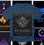 PLACOSO "Oracle" Retro 90s Graphic Tee