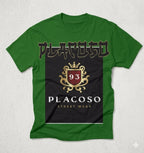 PLACOSO “Cyber Coffee” Retro Japan Graphic Tee — Teal