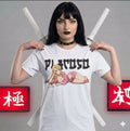 PLACOSO “Cyber Waifu” Retro Japan Graphic Tee — White
