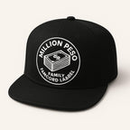MILLION PESO “Record Label” Heavyweight Streetwear Hoodie — Black