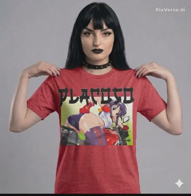 PLACOSO “Bounty Hunter” Retro Japan Graphic Tee — White