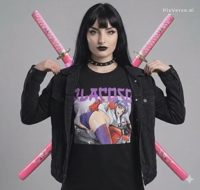PLACOSO “Bounty Hunter” Retro Japan Graphic Tee — White