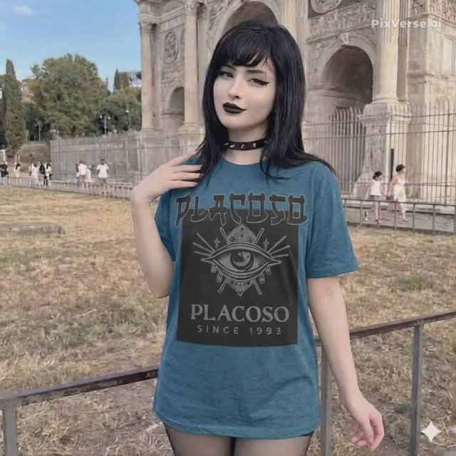 PLACOSO "Oracle" Retro 90s Graphic Tee