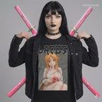 PLACOSO “Cyber Coffee” Retro Japan Graphic Tee — Teal
